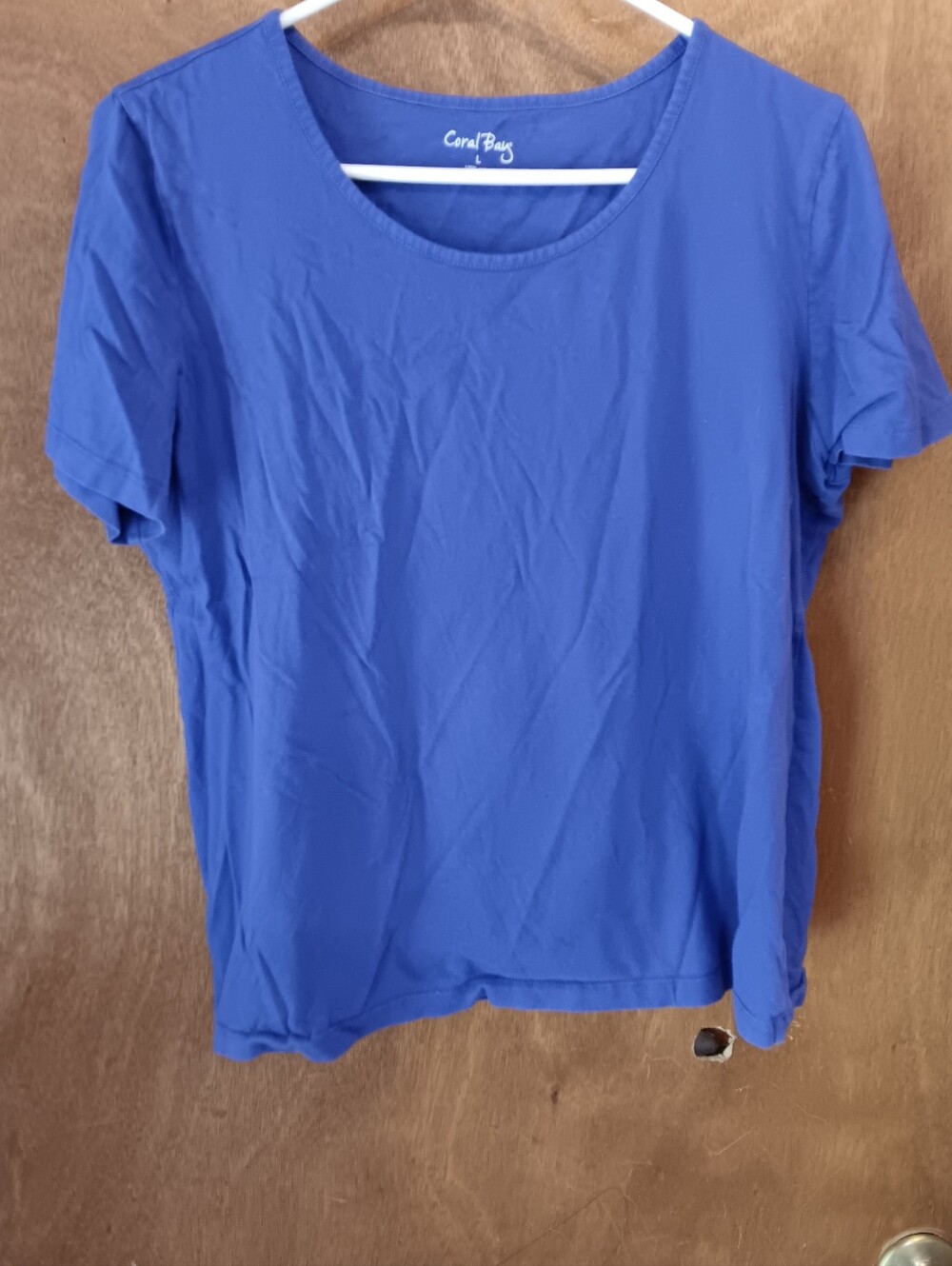 Coral Bay Royal Blue Short Sleeve Crew Neck Tee